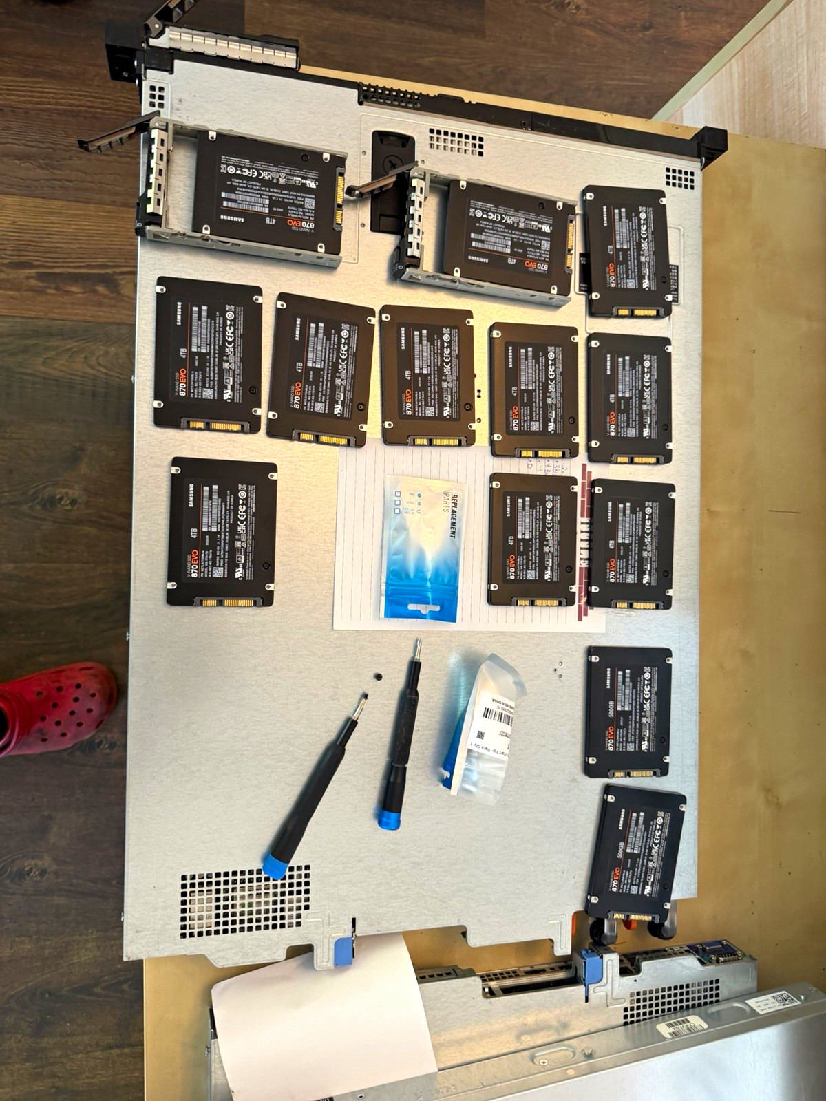 Samsung 870 EVO 2.5" SATA III Internal SSD 4TB each
