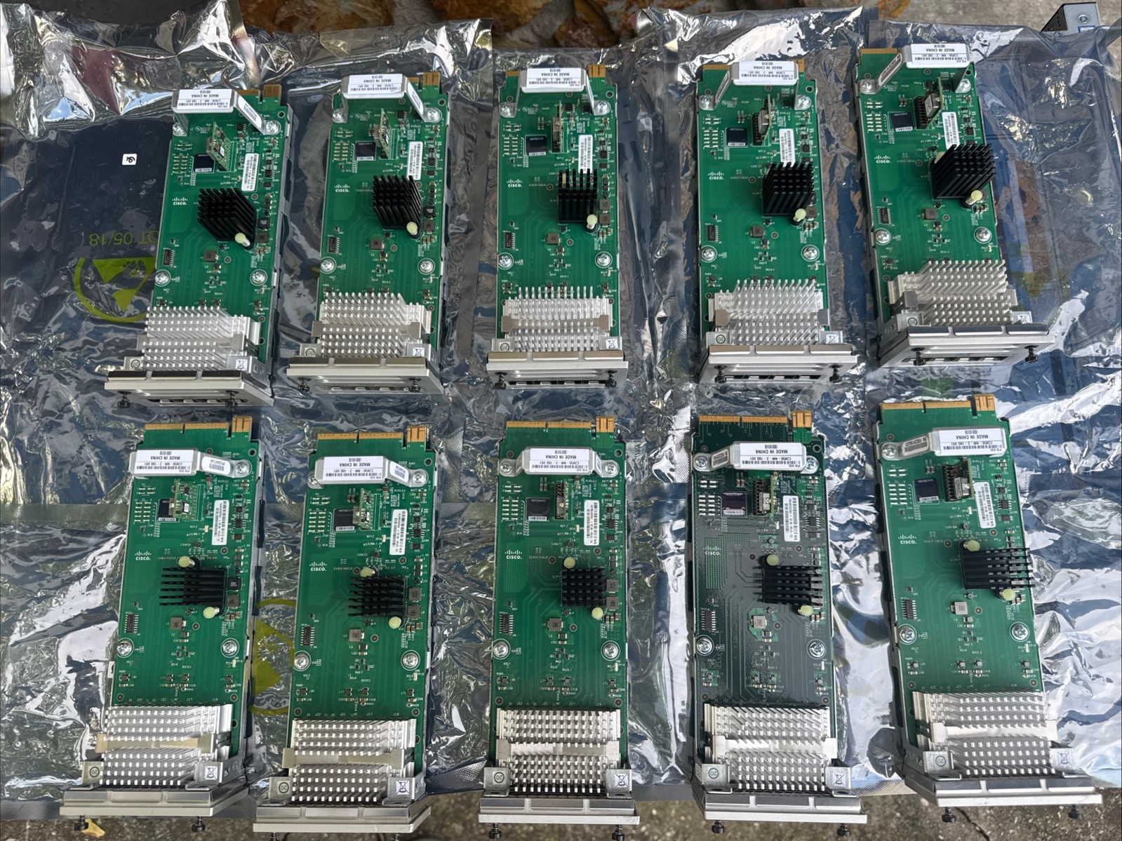 Lot Of 10 (Pcs)Cisco C3850-NM-2-10G 2 Port Network Exp.Module for 3850.