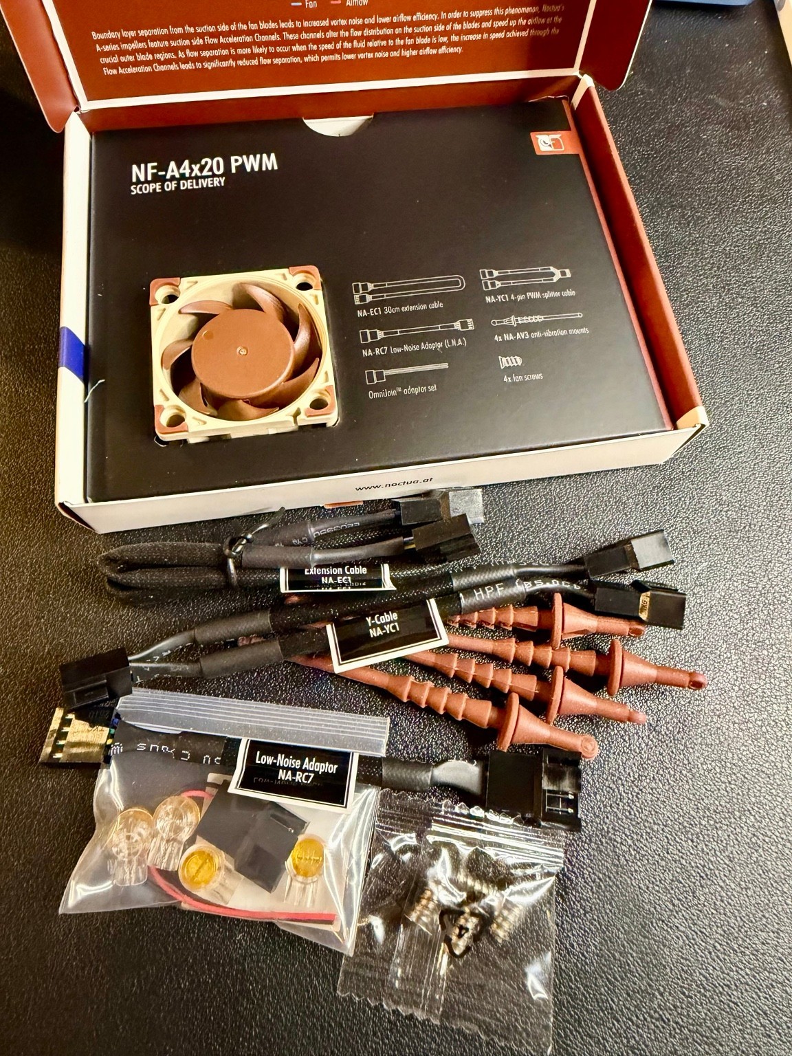 Noctua NF-A4x20 PWM 40x40x20mm 12V 4-Pin Cooling Fan Unused Open Box