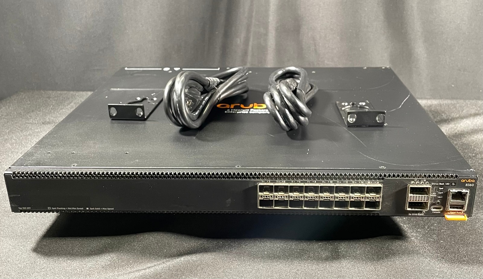 JL718A HPE Aruba 8360-16Y2C 24 Port Ethernet Switch-Same Day Shipping