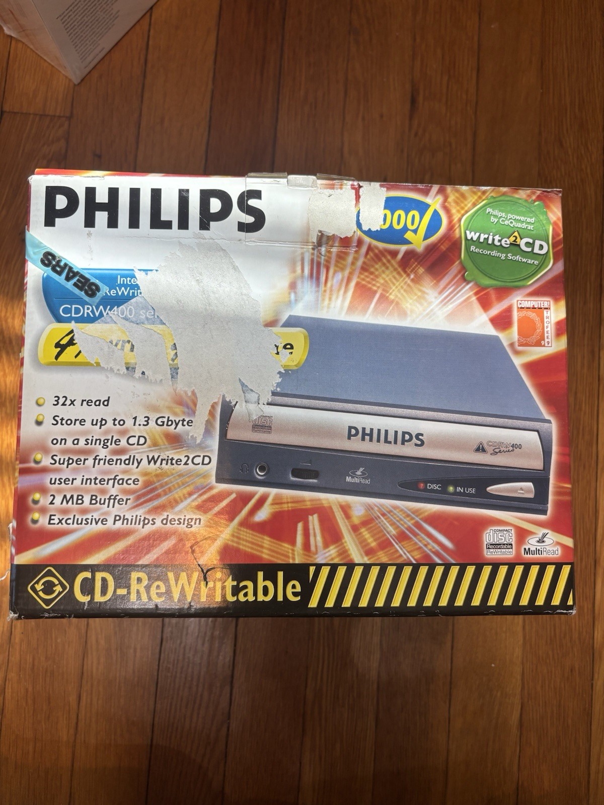 Philips CDRW400 Series CD-ReWritable Drive