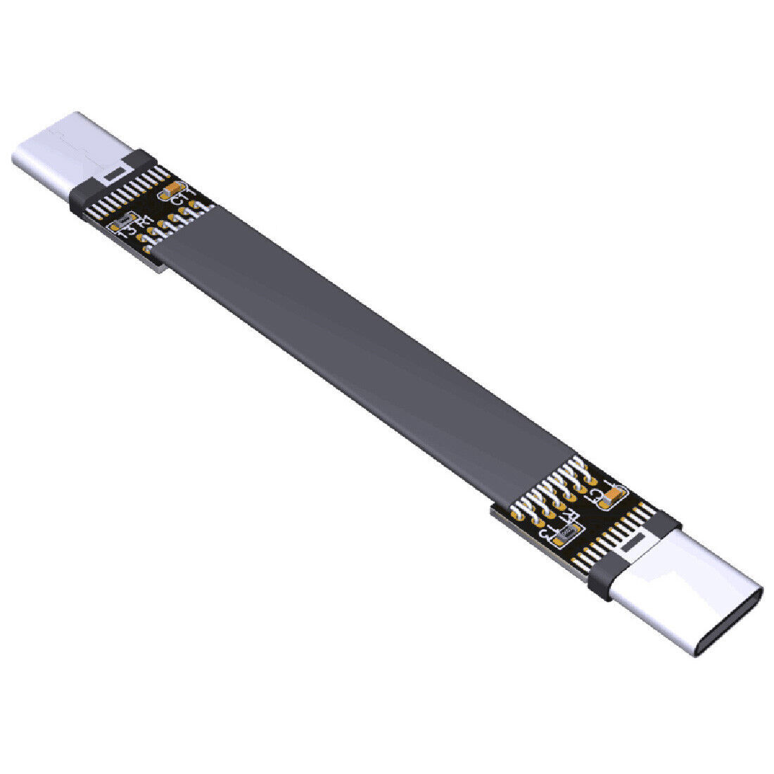 ADT-Link 25cm USB 3.1 Type C To Type C Extension Cable FPC Ribbon Flat C Cable