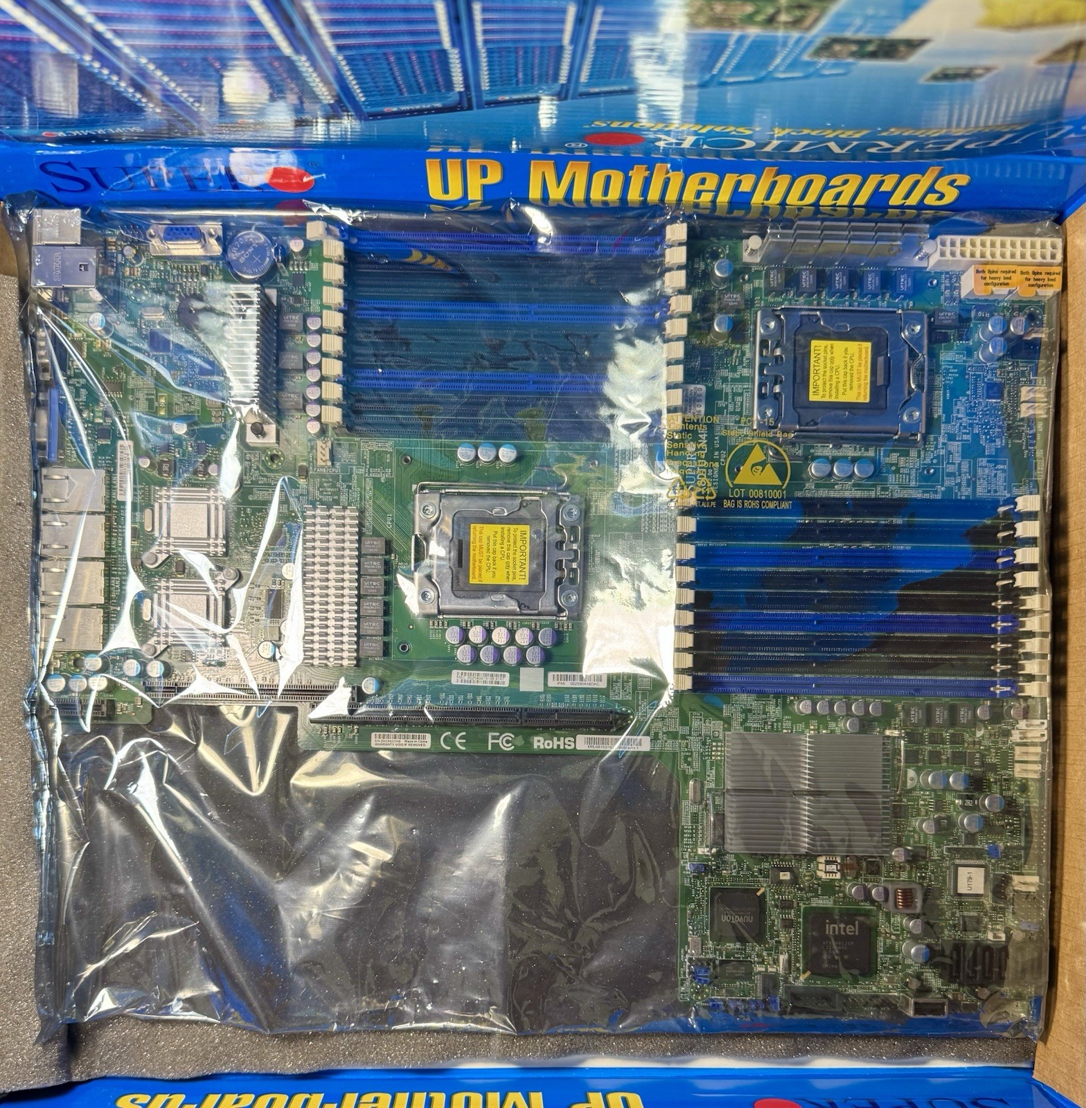 Supermicro X8DAH+ Dual LGA 1366 E-ATX Server Motherboard 18x DDR3 DIMM IPMI