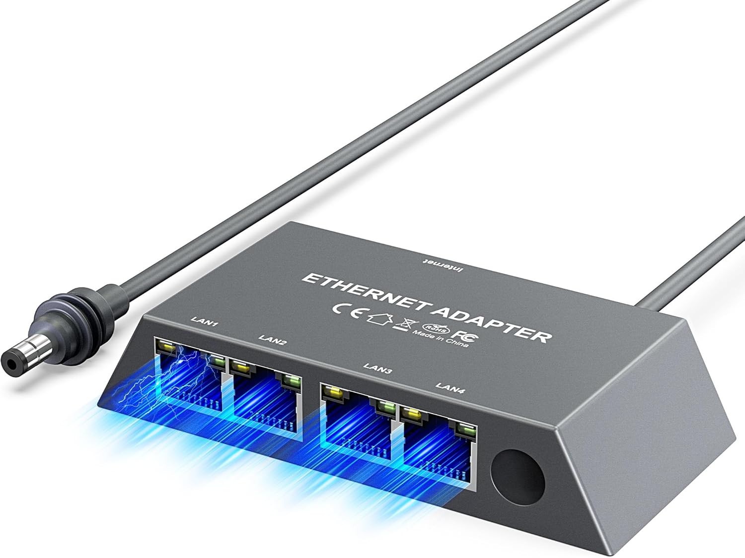 Genuine 4 Ports Starlink Gen 3/ Starlink Mini Ethernet Adapter External wire