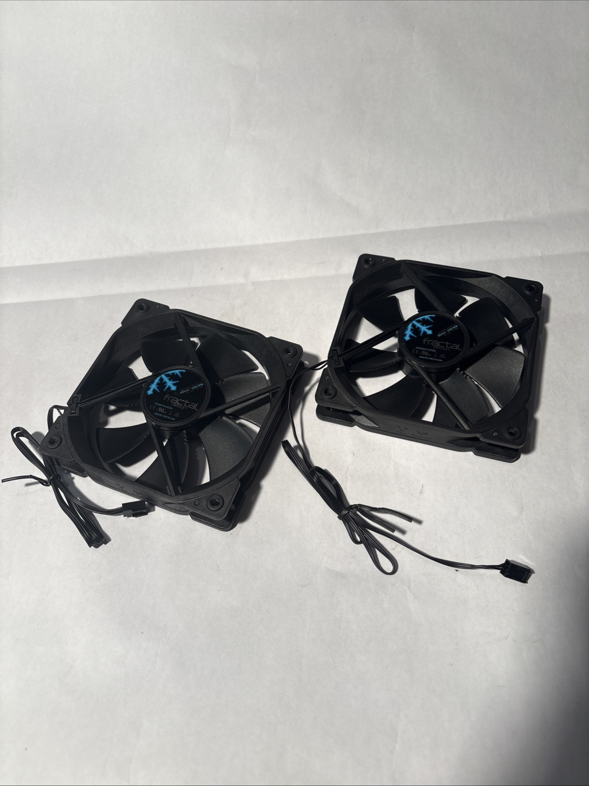 2x Fractal Design Dynamic X2 GP-12 120 mm Case Fan See Descript ✅TESTED✅