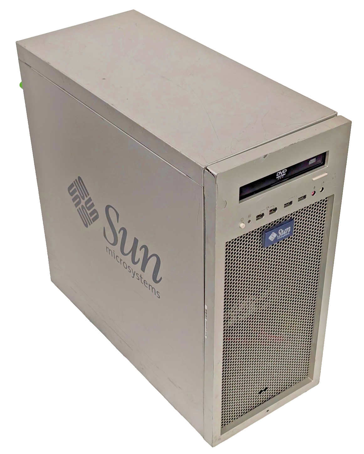 Sun Microsystems computer case; scuffs scrapes cracks; from an Ultra 20; *LOCAL*