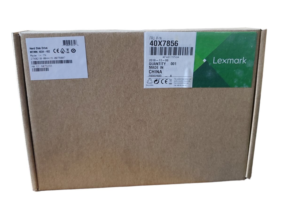 OEM Genuine Lexmark 40X7856 Hard Disk Drive, 160GB