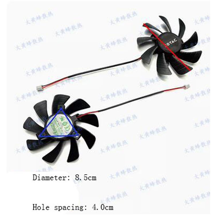 For ZOTAC GTX1050 1050ti 4GB Mini Thunder Edition Fan T129215SH/GA92S2U Parts