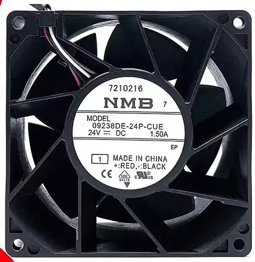 NMB 09238DE-24P-CUE 9038 DC24V 1.50A 9CM 4-Wire PWM Cooling Fan