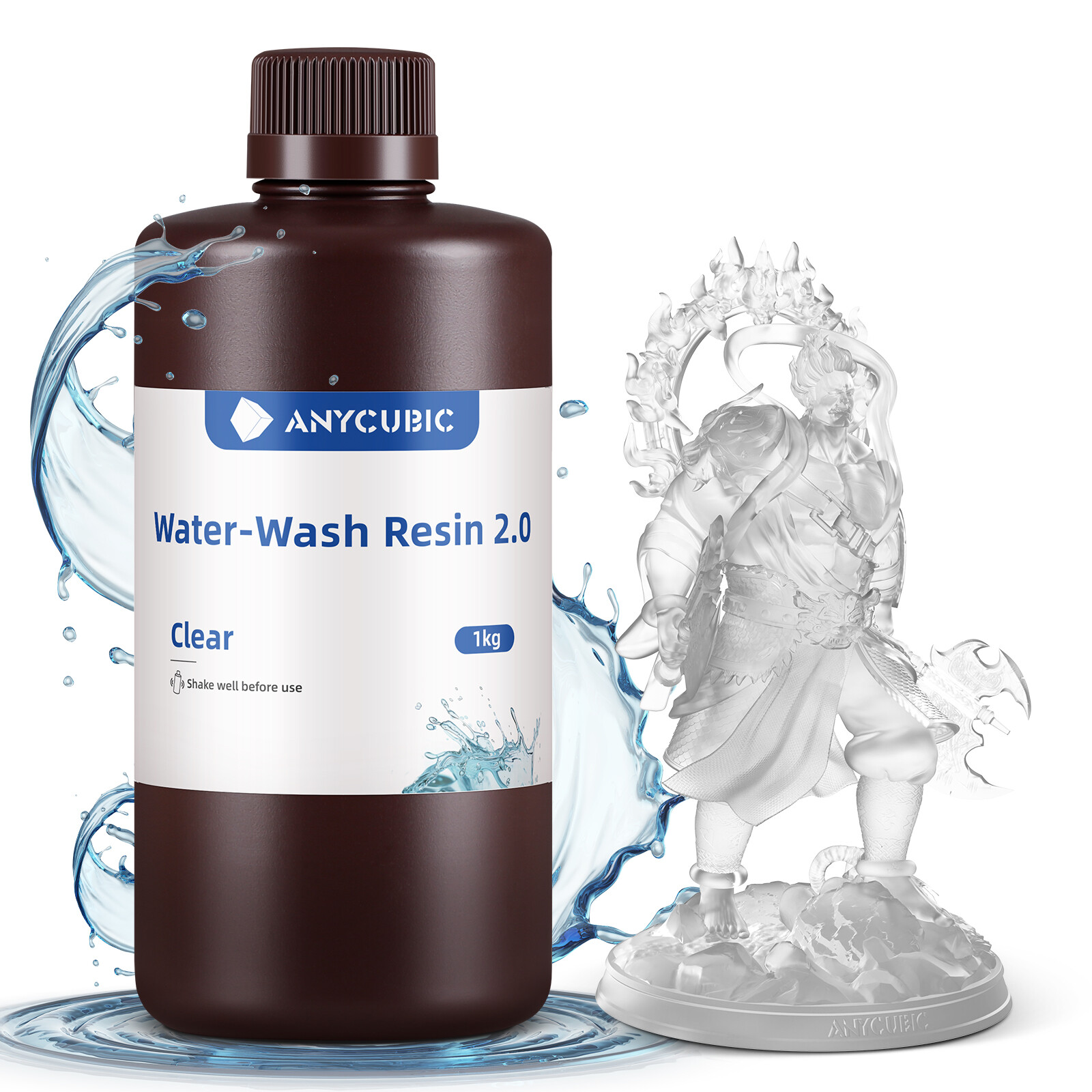 【Buy 5 Pay 3】Anycubic Water Washable Resin 2.0 Low Shrinkage for LCD 3D Printer
