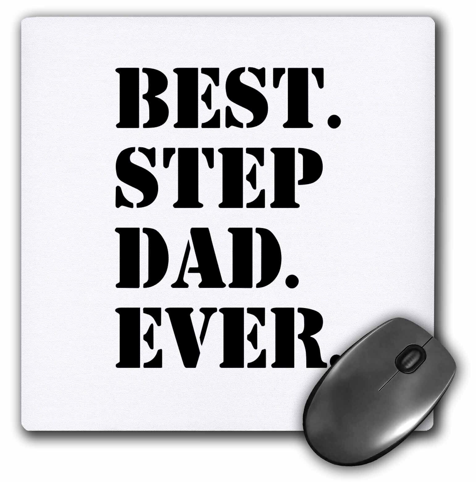 3dRose Best Step Dad Ever - Gifts for family and relatives - stepdad - stepfathe