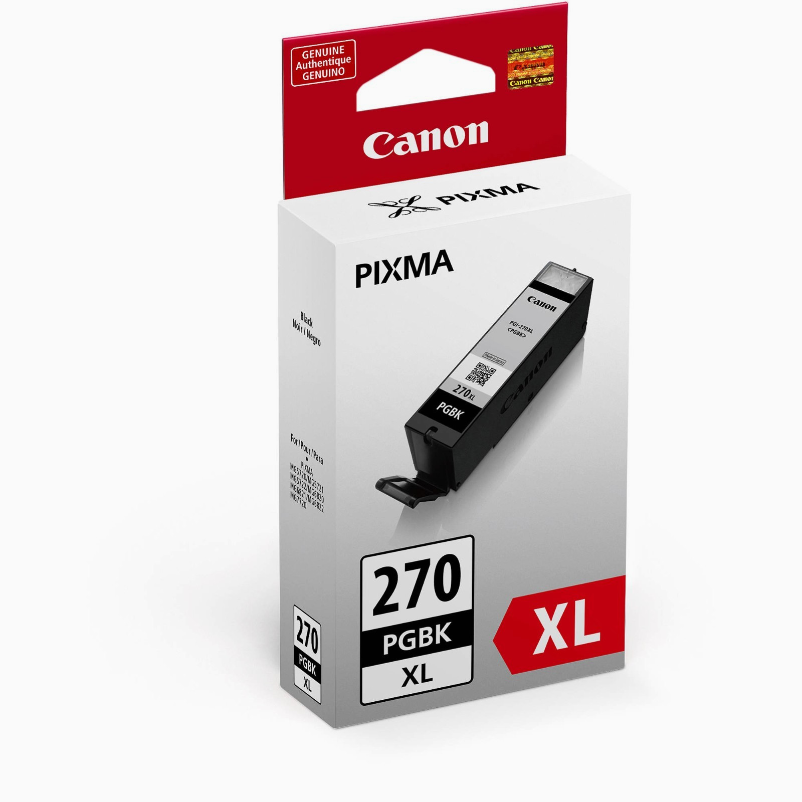 Genuine CANON PGI-270XL PGBK Black HIGH-YIELD Ink Jet Printer Cartridge (IN BOX)