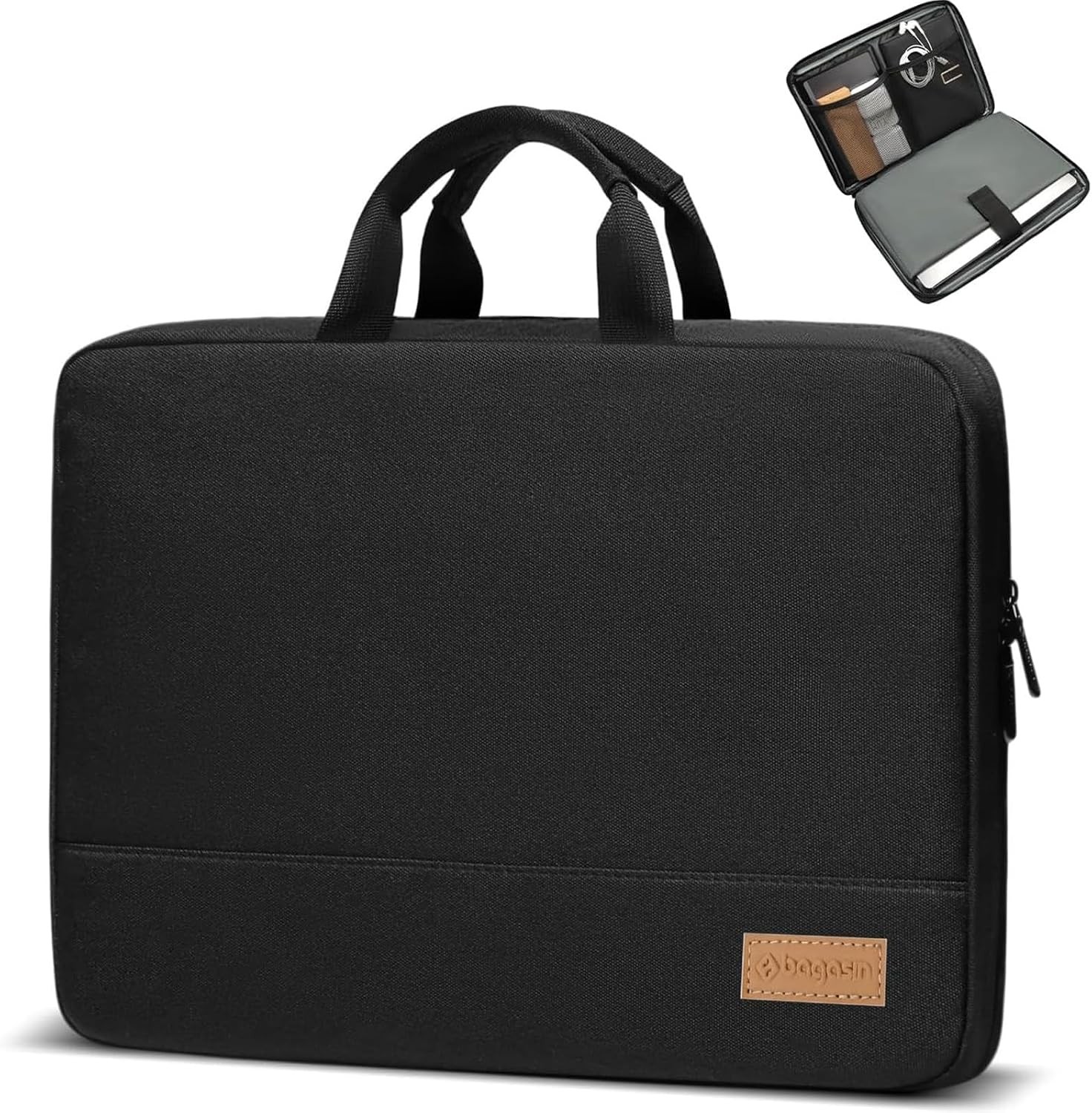 Water Resistant Laptop Sleeve Case 15 15.6 16 inch TSA with 4-Layer Protection