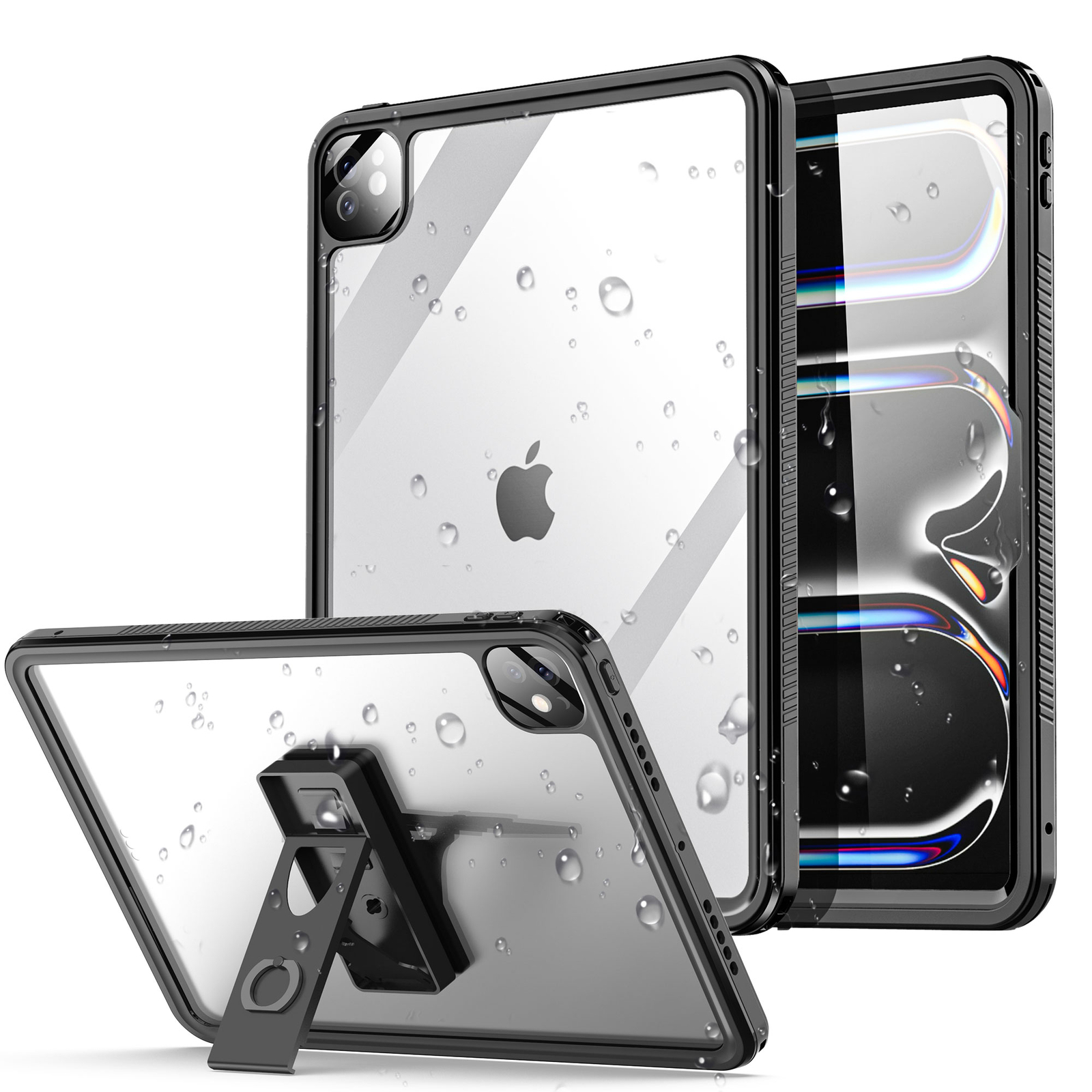 For iPad Pro 11/13" M4 2024/M5 2025 Shockproof Case IP68 Waterproof Screen Cover