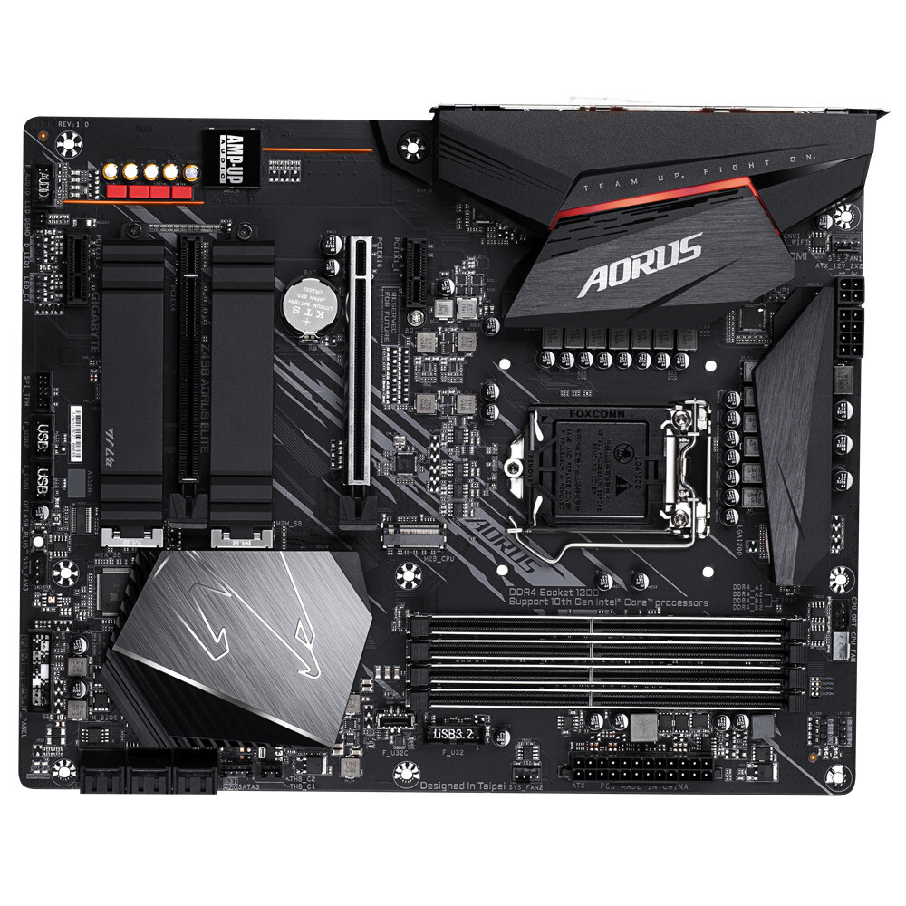 GIGABYTE Z490 AORUS ELITE Motherboard Intel Z490 LGA 1200 DDR4 ATX Core USB 3.2