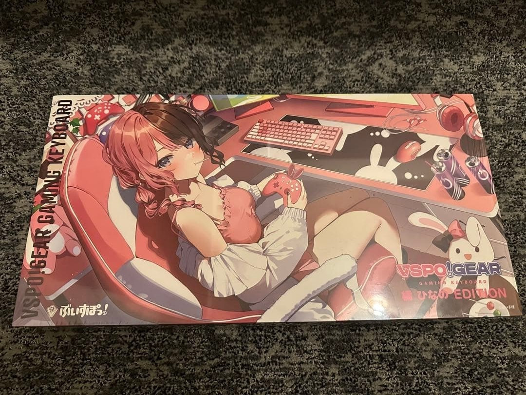 Hinano Tachibana Vspo Gear Gaming Keyboard Limited Edition Japan NEW Rare