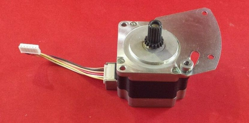 Stepper Motor Replacement With Gear Zebra S4M Industrial Printer 20008M 