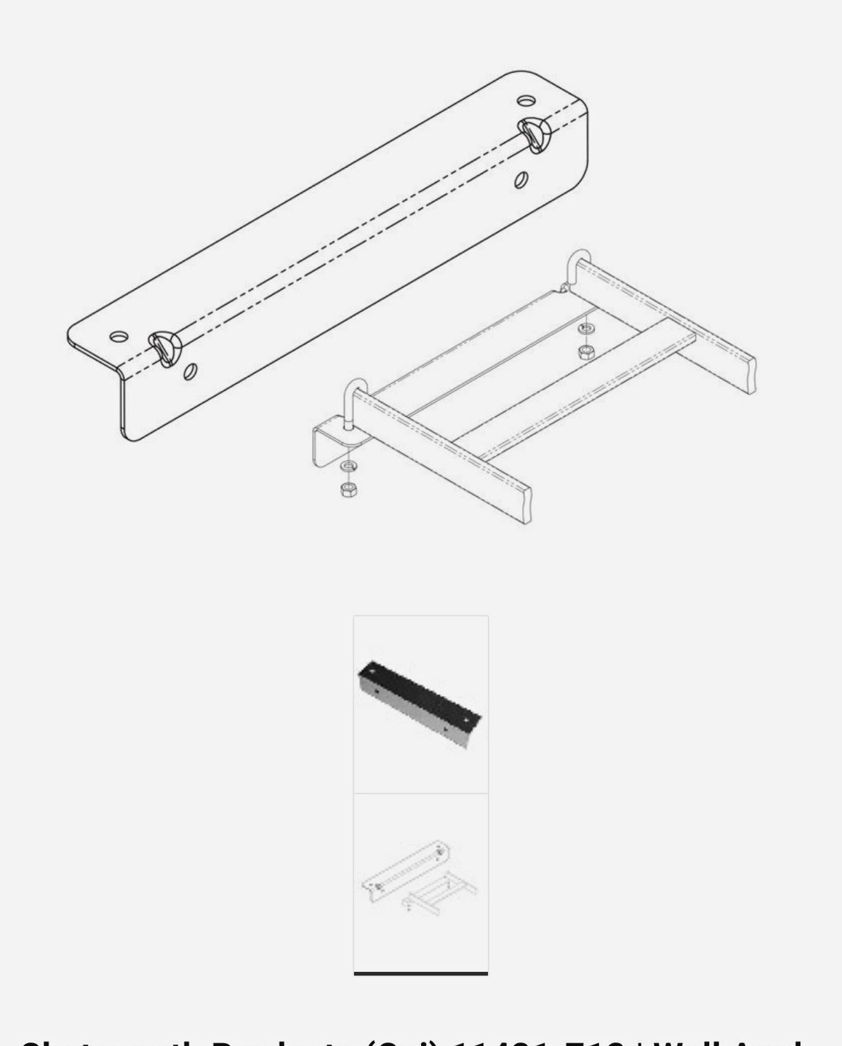 Chatsworth  CPI Wall-Mounted Bracket 11421-712 12in 