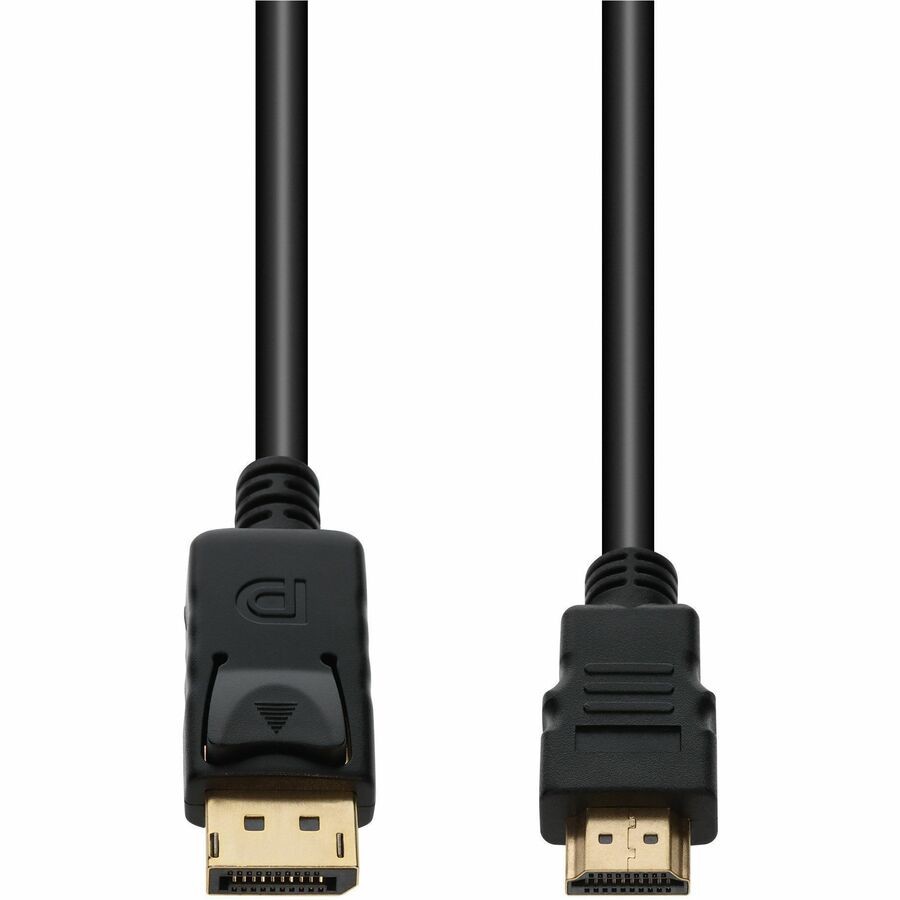 AddOn 10ft DisplayPort Male to HDMI Male Cable, Black DISPORT2HDMIMM10F