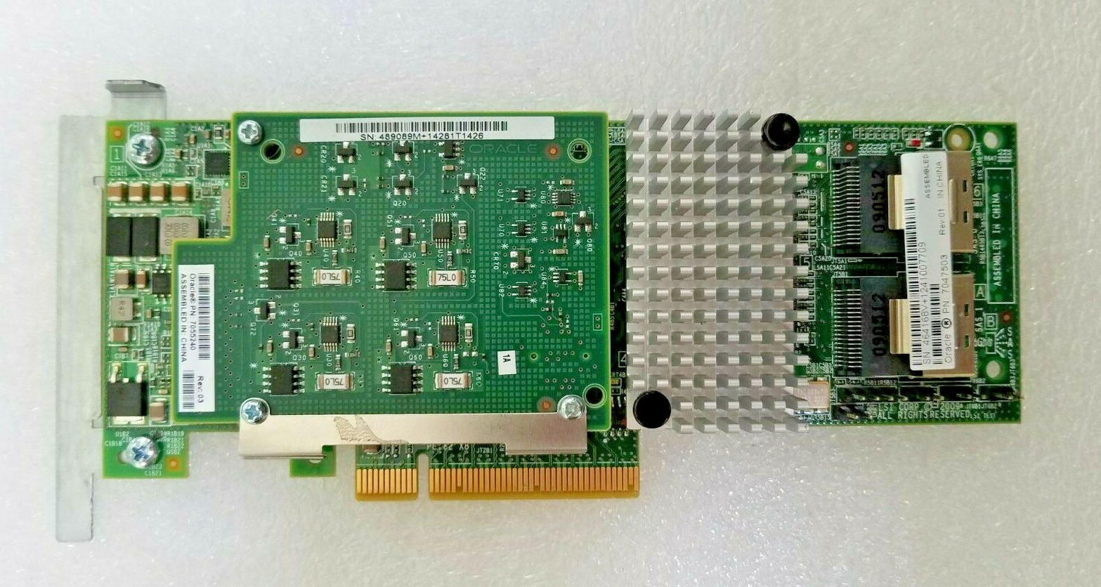 Sun Oracle SAS9261-8i 8-Port SAS 6Gb/s PCIe Raid Controller Card 7047503 7055240