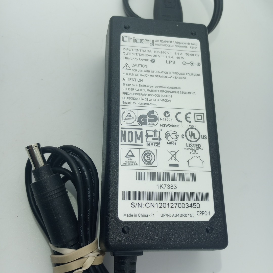 #AA) Genuine Chicony AC ADAPTER CPA09-020A 36V 1.1A 40W 