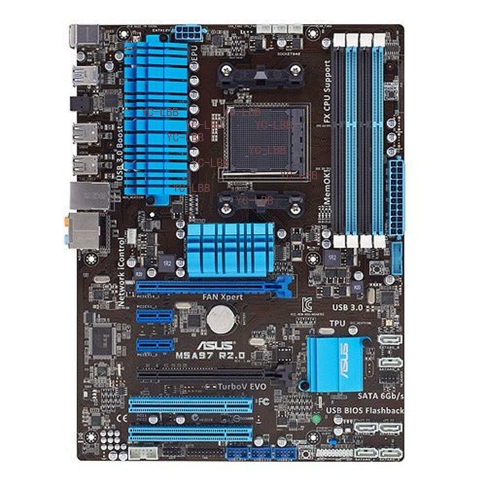FOR ASUS M5A97 R2.0 Motherboard Supports AM3/AM3+ DDR3 32GB 970 100% Test Work