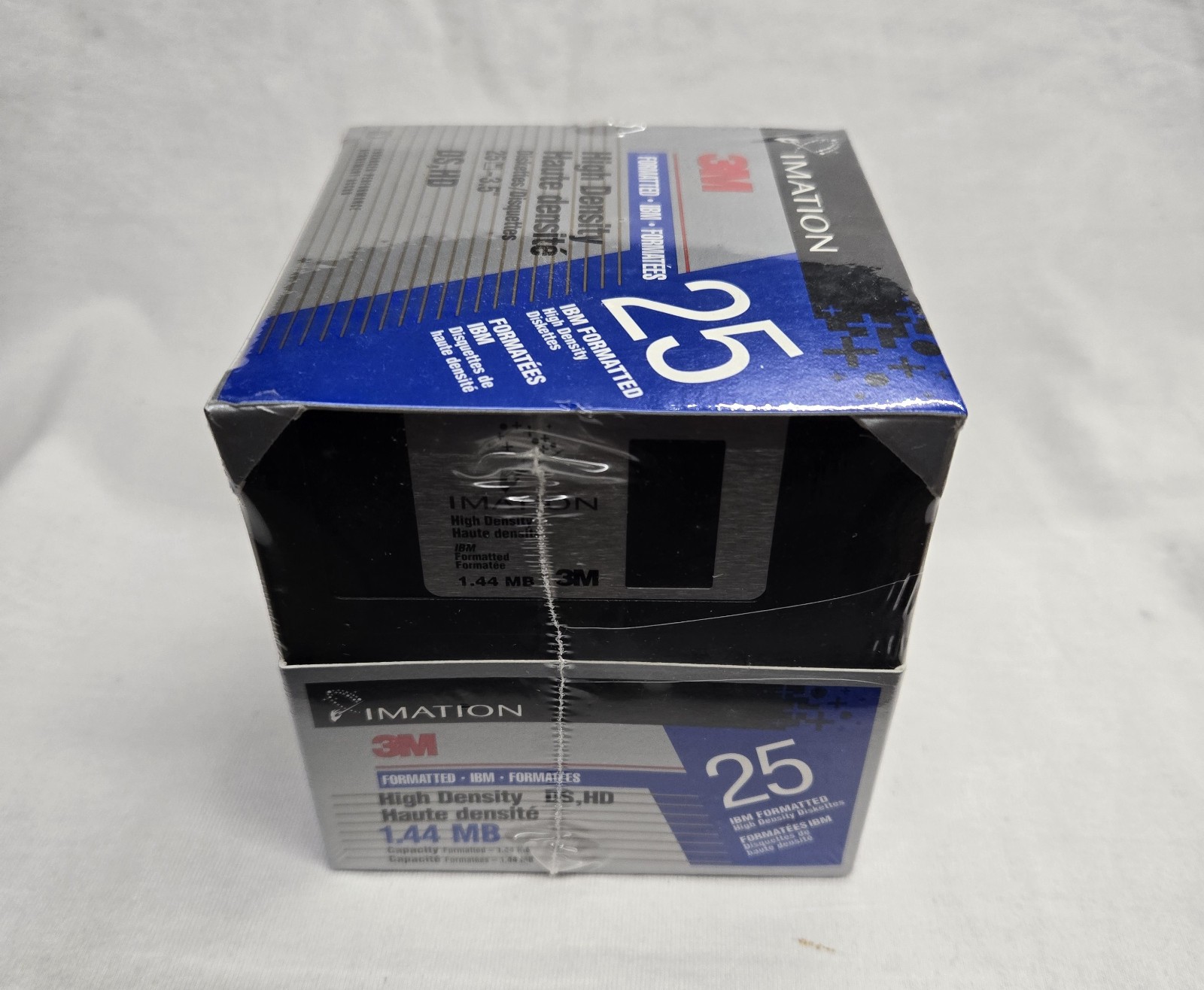 25 New 3M Imation 1.44 MB High Density DS,HD 3.5" Floppy Disks