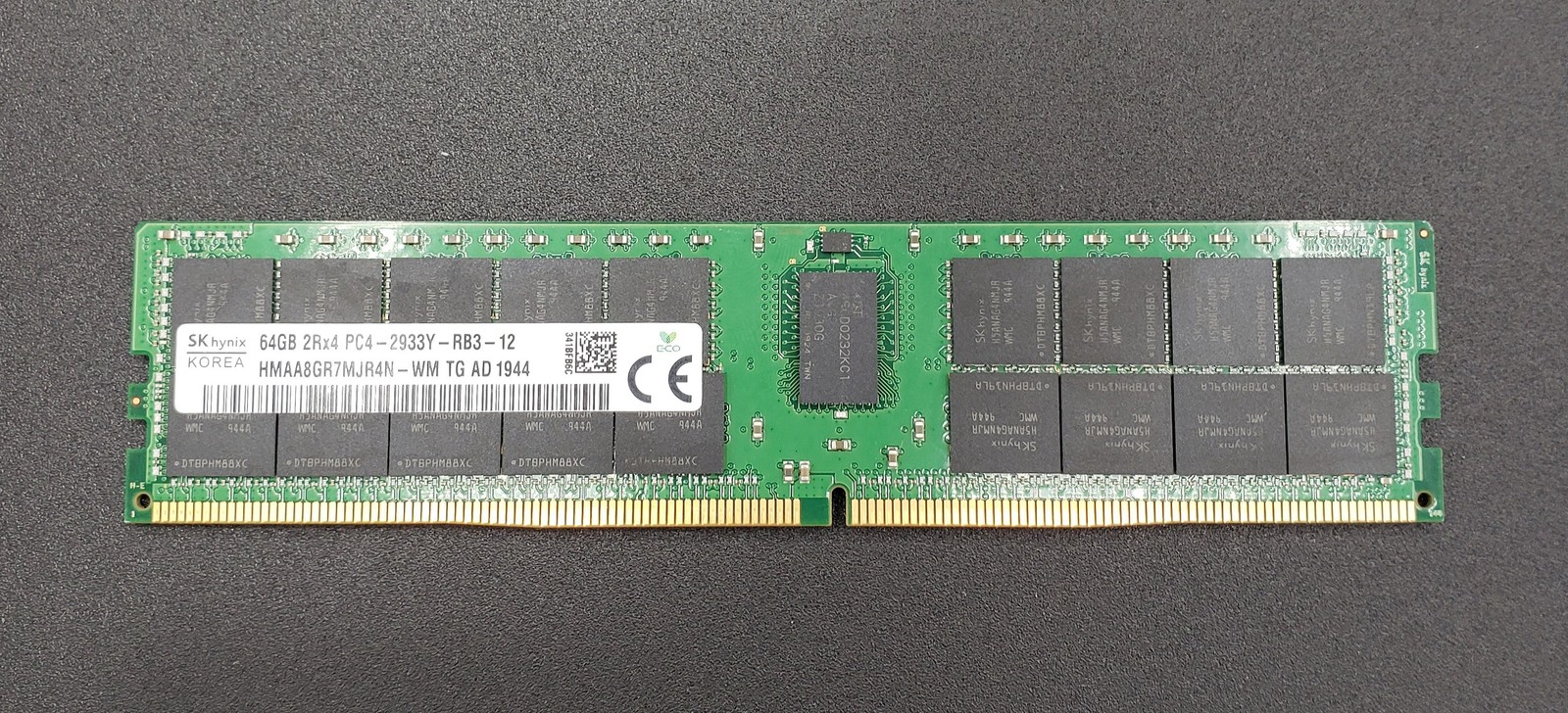 SK Hynix 64GB 2Rx4 PC4 DDR4 2933 RDIMM ECC Server Memory RAM HMAA8GR7MJR4N