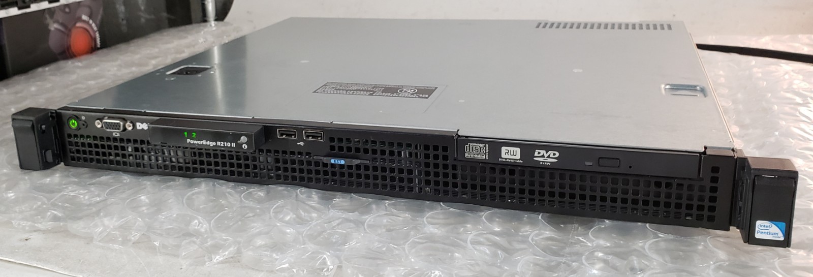 Dell PowerEdge R210 II Server Pentium G850 8GB PC3L RAM NO HDD w/ Cord + WinTV