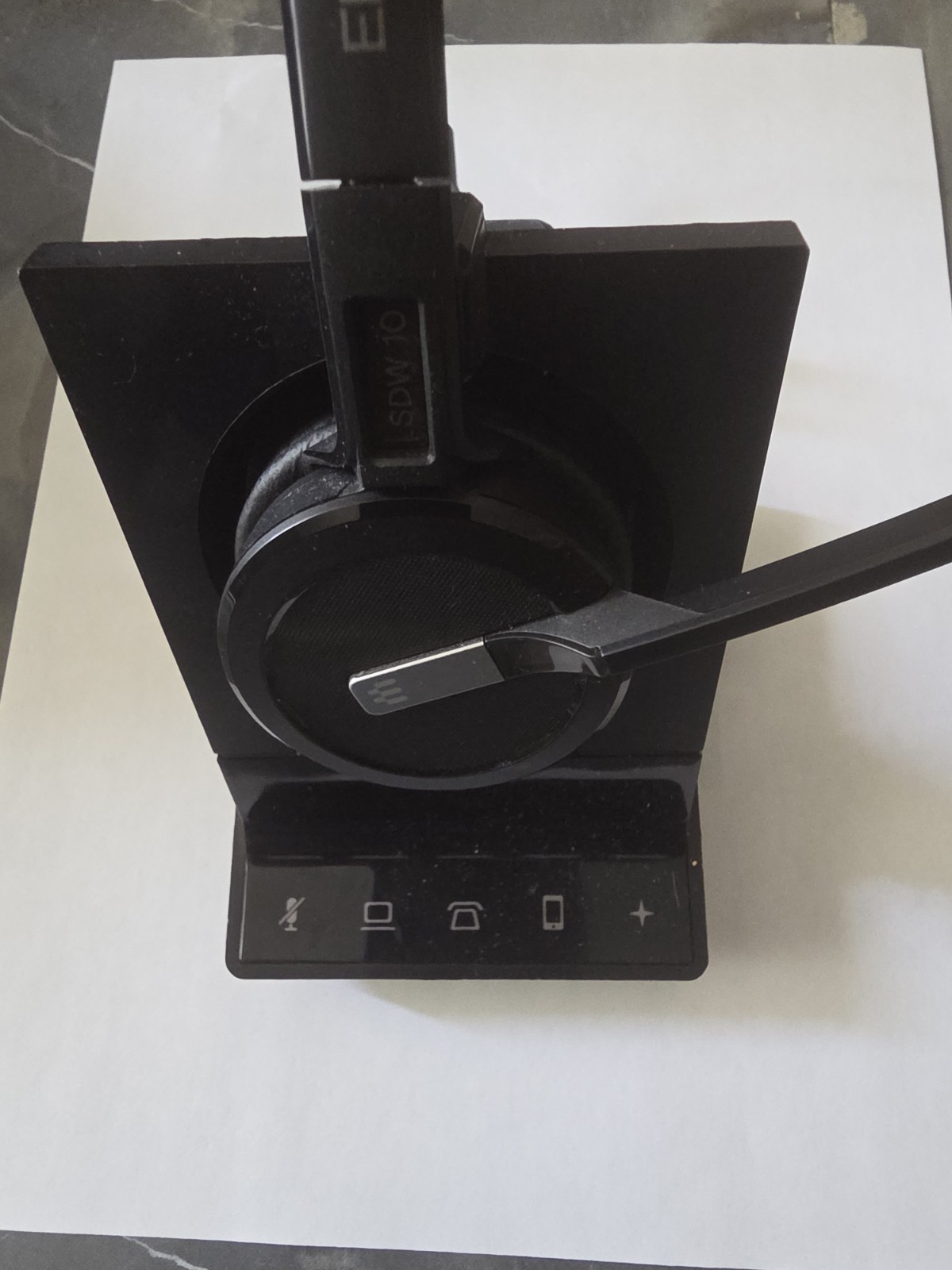 Sennheiser EPOS SDW 10 HS Wireless Headset & SDW 5 BS-US SCDB3 Base Station