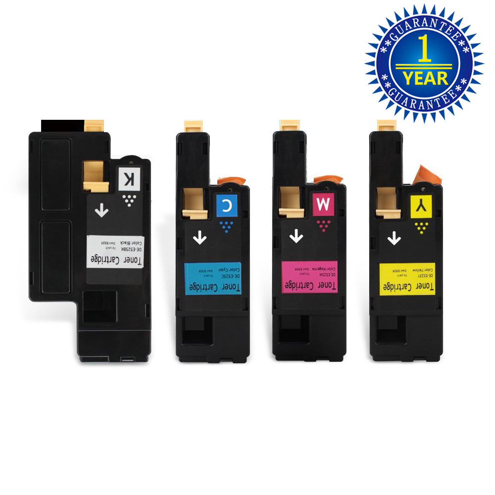 4x E525W Toner Cartridges H3M8P VR3NV WN8M9 MWR7R Ink for Dell E525W Printer