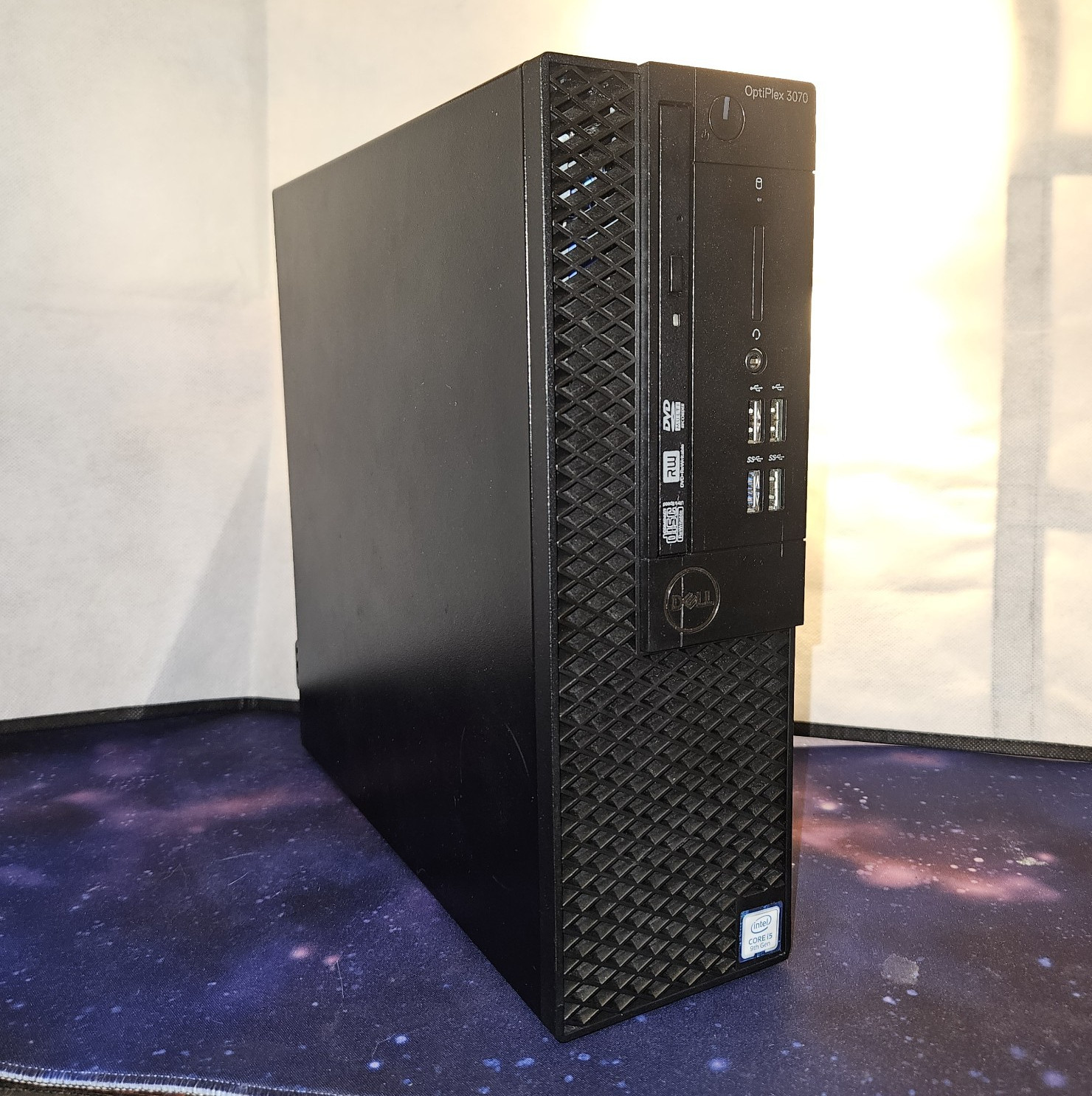 Dell OptiPlex 3070 SFF Desktop i5-9500 16GB 256GB NVMe WX 3100 Light Gaming PC