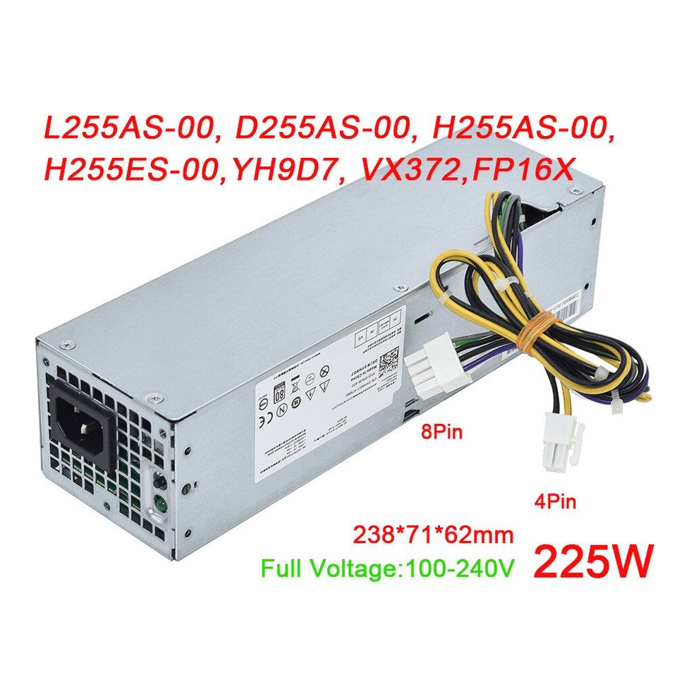 For Dell 3020 7020 9020 T7100 255W Power Supply L255ES-00 H255ES-00 0H1FWX YH9D7