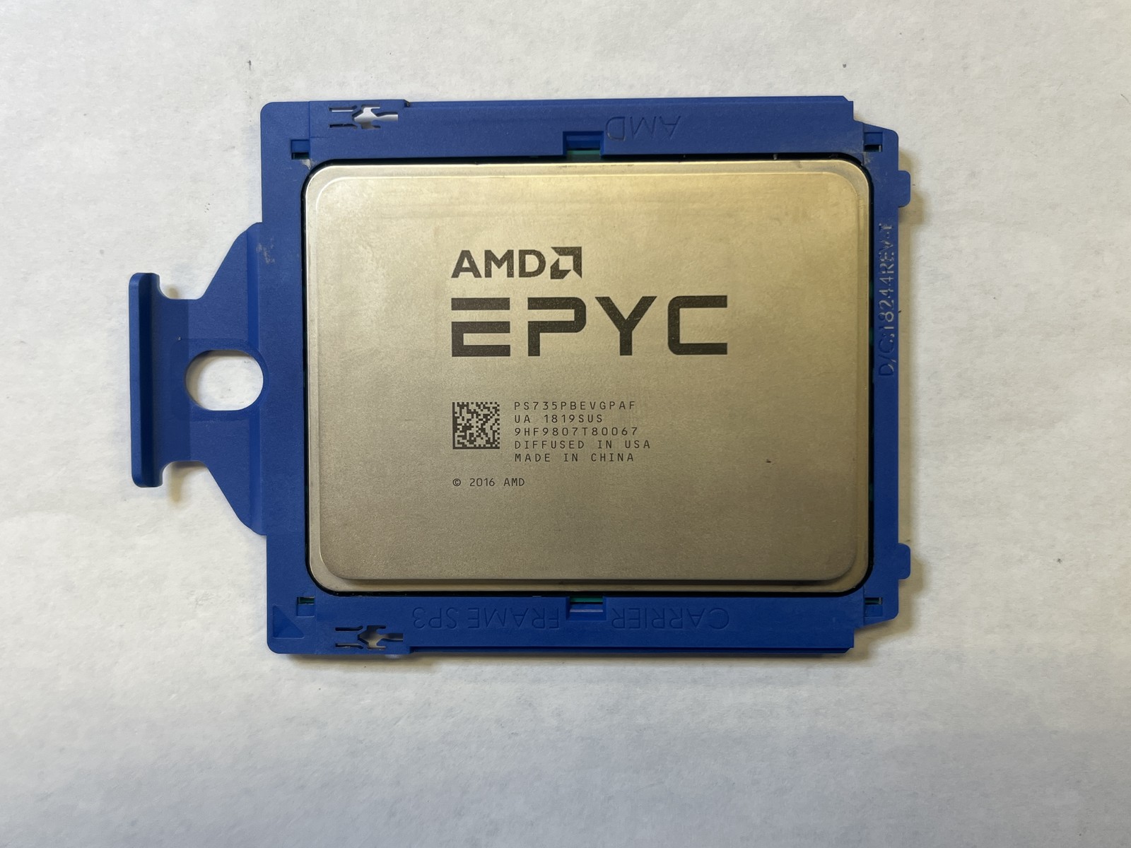 PS735PBEVGPAF - D4 AMD EPYC 7351P 16 Core 2.4GHz 64MB Cache 170W Server CPU