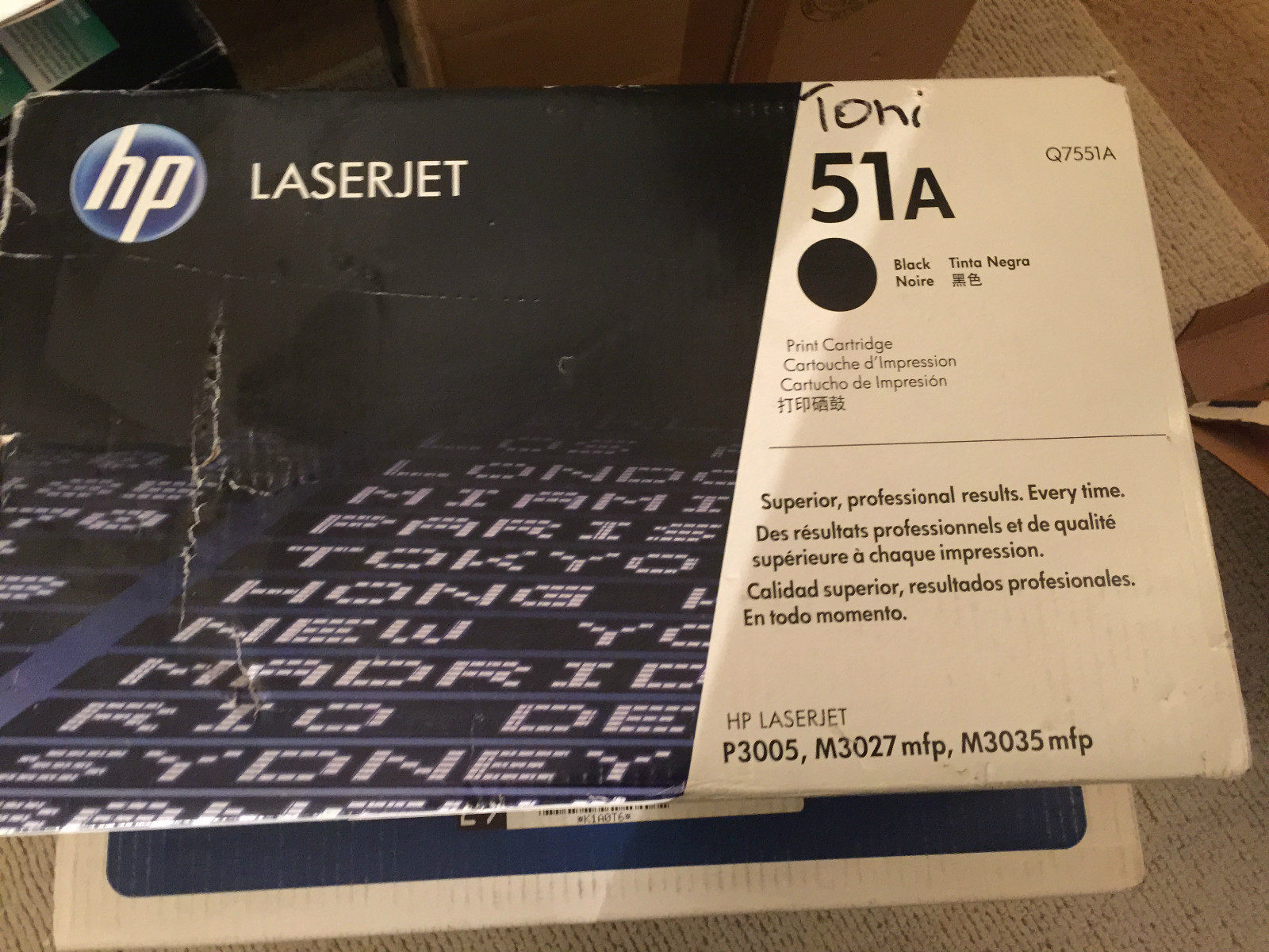 GENUINE HP Q7551A Toner Cartridge 51A SEALED Black Box~NEW 