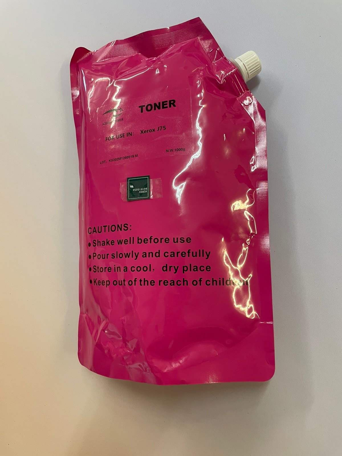  Replacement Toner For Xerox Color  C75 /J75/C700 Refill+Chip 1KG/bag  (M)