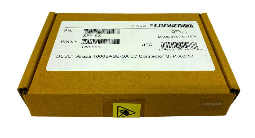 JW088A I Genuine HPE Aruba 1000BASE-SX LC Conn SFP XCVR Transceiver OPEN BOX