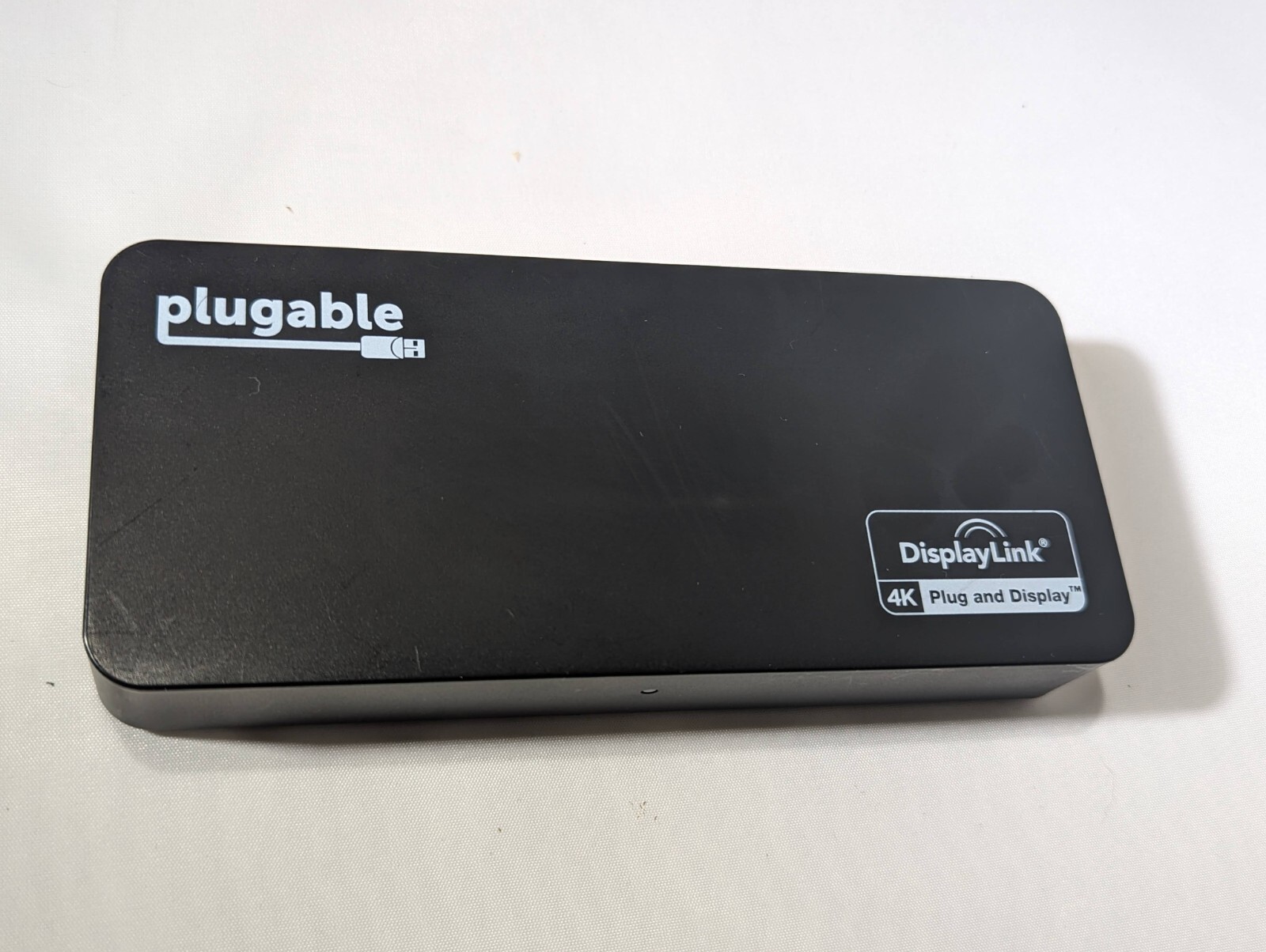 Plugable 4K DisplayPort and HDMI Dual Monitor Adapter with Ethernet for USB 3.0