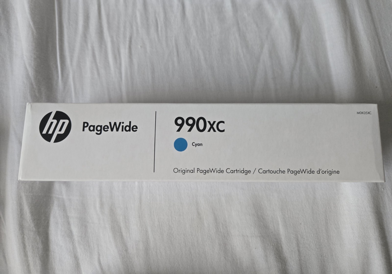HP 990XC Cyan PageWide High Yield Ink Cartridge M0K05XC