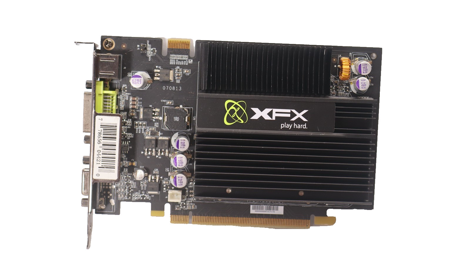 NVIDIA XFX GF8500GT 500M 512MB DDR2 VGA DVI GPU PCIe x16 SLI compatible