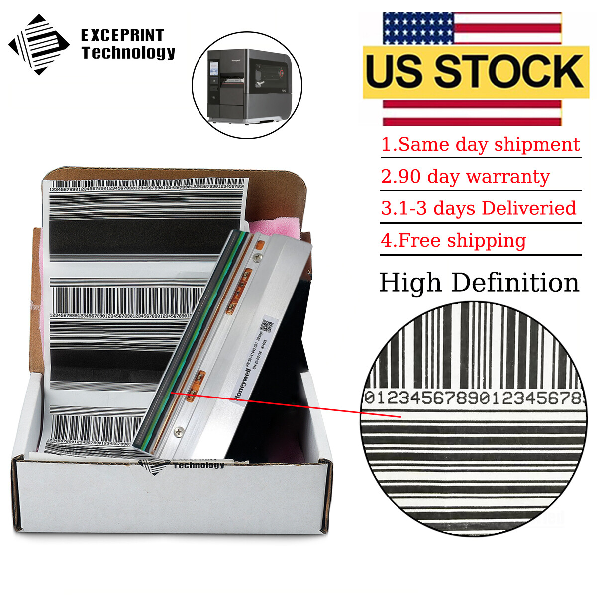✅ Printhead for Honeywell PX940 Thermal Label Printer 203dpi 50151886-001 USA ✅