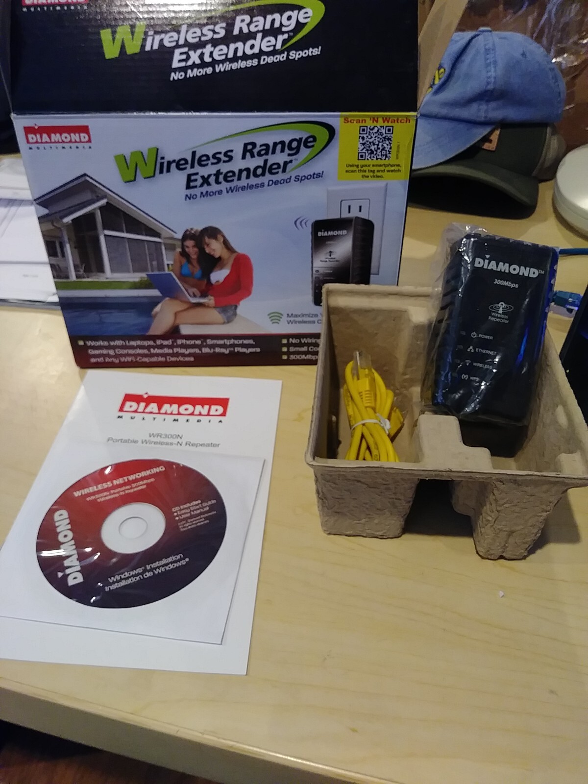 DIAMOND - WIRELESS RANGE EXTENDER - WR300N