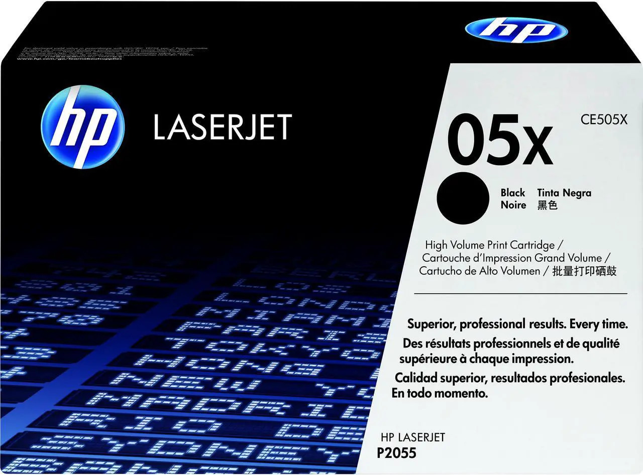 NEW HP CE505X 05X Black Toner Cartridge Sealed Box