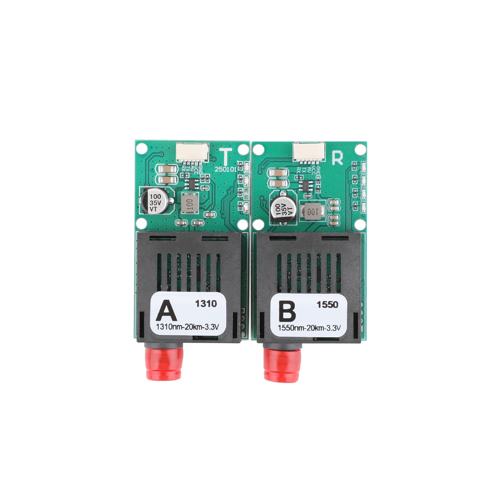 Drone TTL Fiber Optic Transceiver, Sky/Ground End 20/40/60/80/100KM