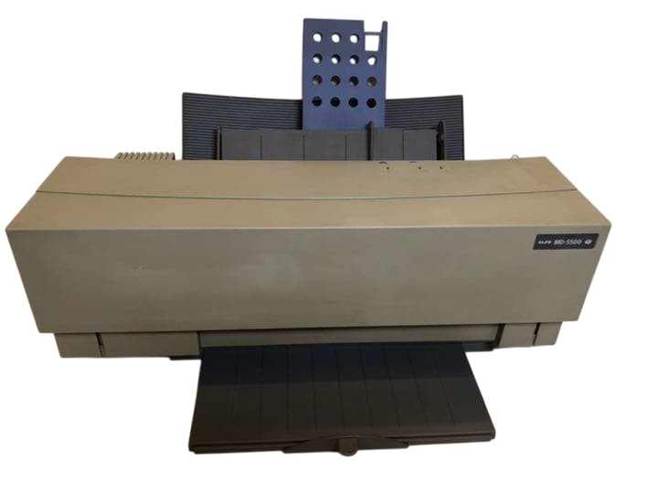 ALPS MD-5500 MicroDry Thermal Printer Power On Confirmed 001