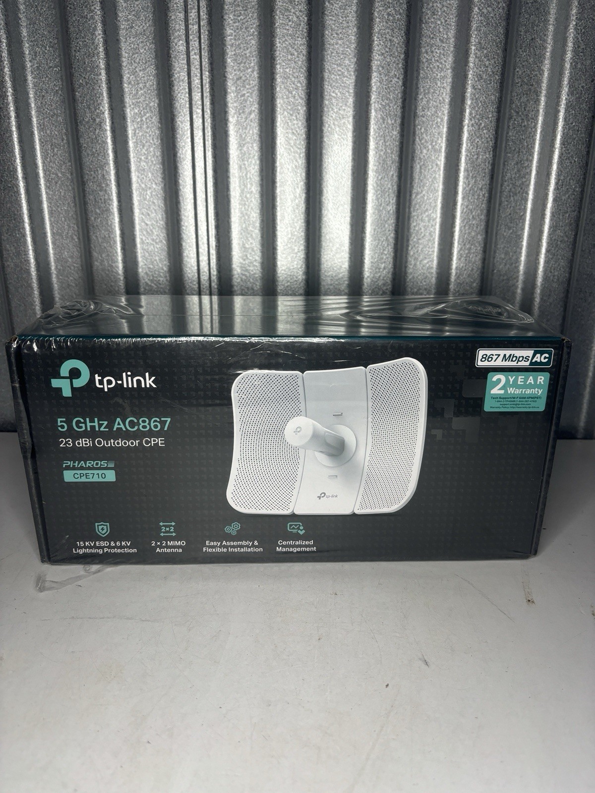 Tp-Link 5GHz AC 867Mbps 23dBi Outdoor CPE WiFi Wireless Antenna Pharos CPE710