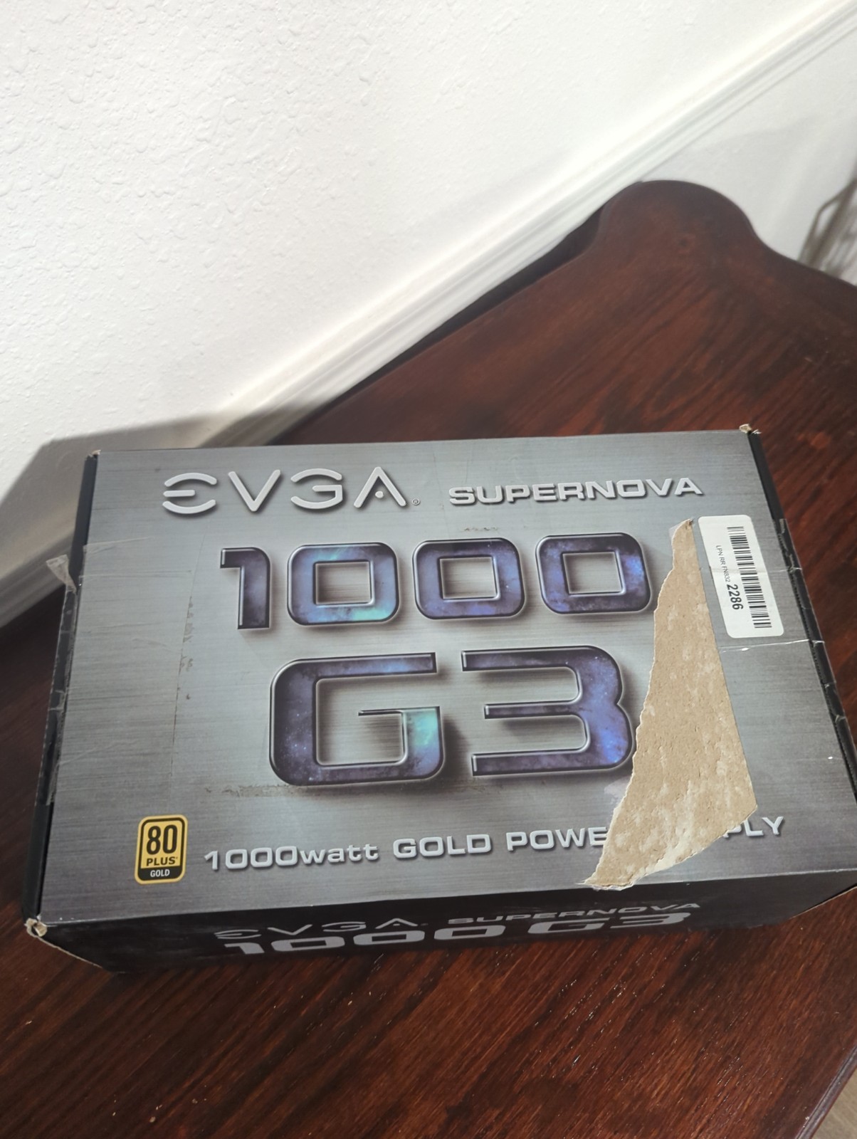 EVGA SuperNOVA 1000 G3, 220-G3-1000-X1, 80+ GOLD, 1000W Fully Modular, 150mm