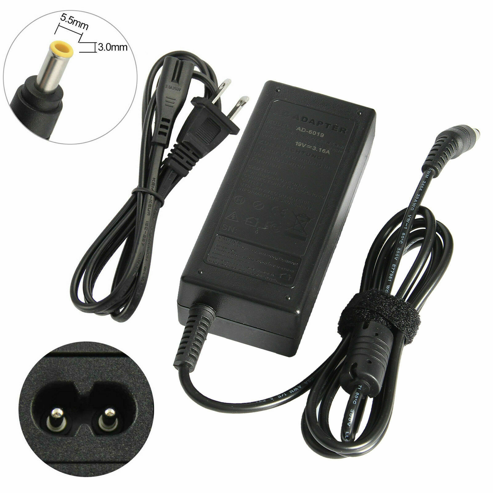 Adapter Charger For Samsung N110 N120 N130 N140 N145 N150 N210 N220 N310 N510 