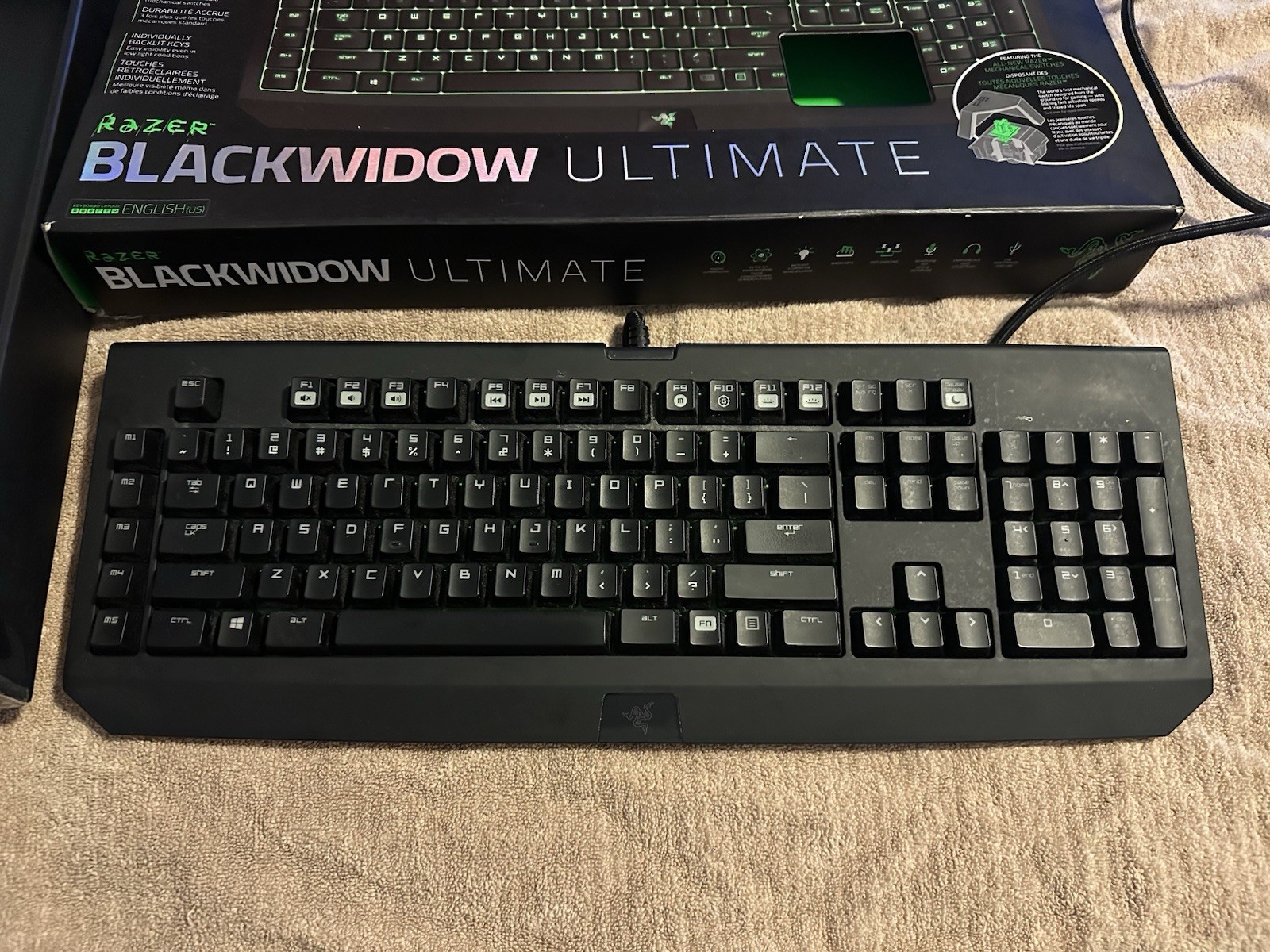 RAZER BLACKWIDOW ULTIMATE GAMING KEYBOARD