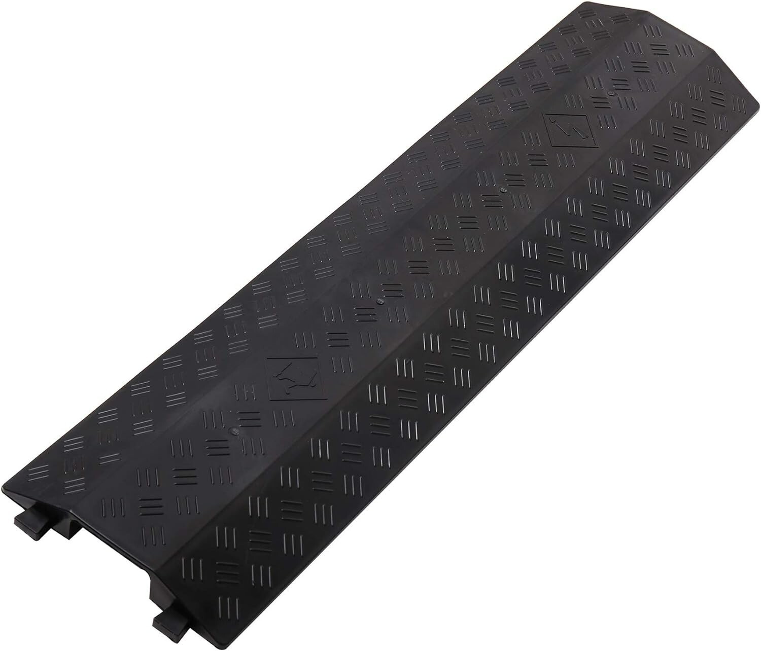 Anbotek - Medium 2 Piece - Floor Cord Cover Cord Protector Drop Over Drop Tra...